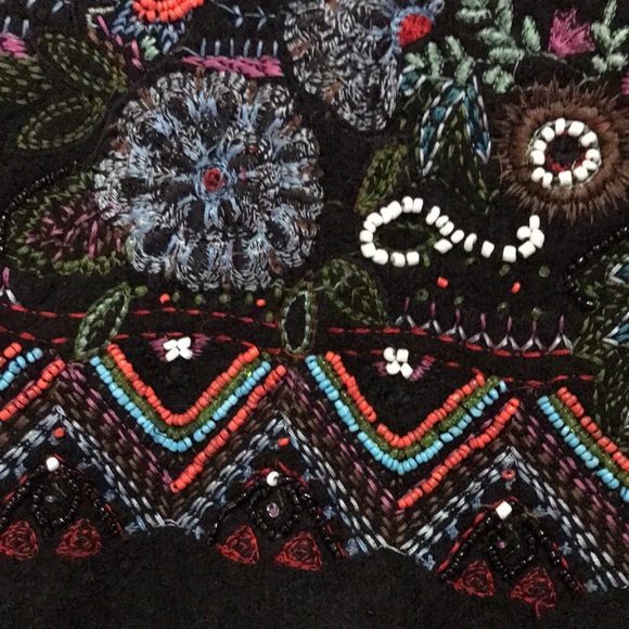 Chico’s Anniversary collection wool embroidered jacket - Picture 5 of 9